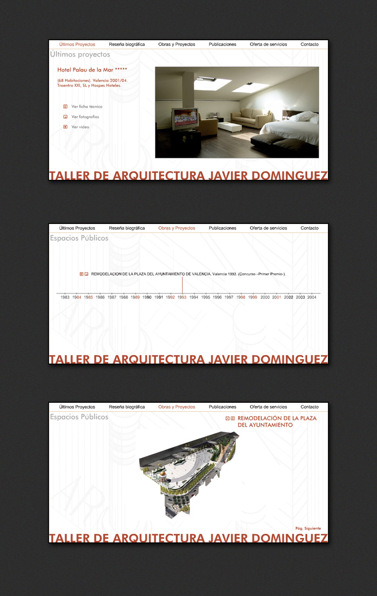 Visitar Página Web Javier Domínguez Arquitecto
