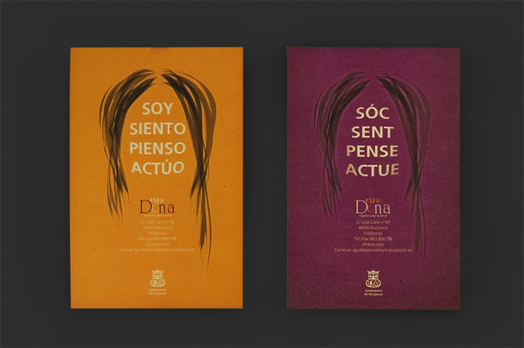 Folleto Cerrado Campaña Espai Dona Ayto. Burjassot