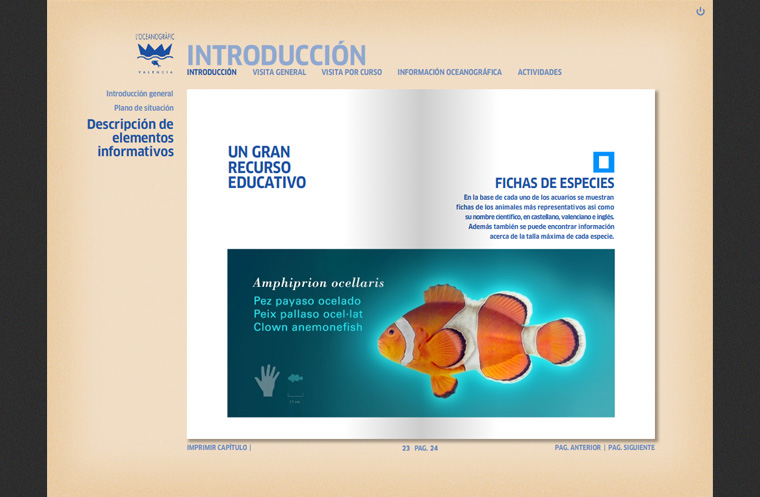 Captura Guía Pedagógica L'Oceanogràfic