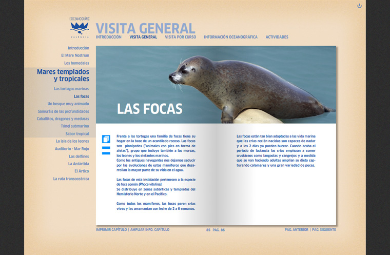 Captura Guía Pedagógica L'Oceanogràfic