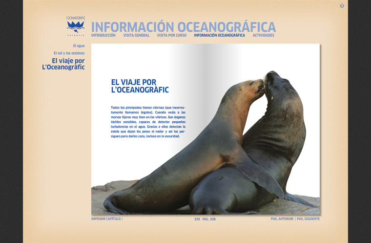 Captura Guía Pedagógica L'Oceanogràfic