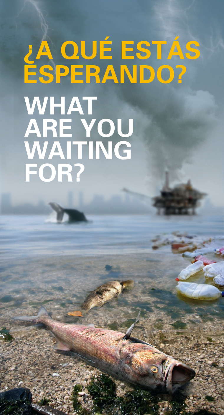 Cartelería Concienciación Finning L'Oceanogràfic