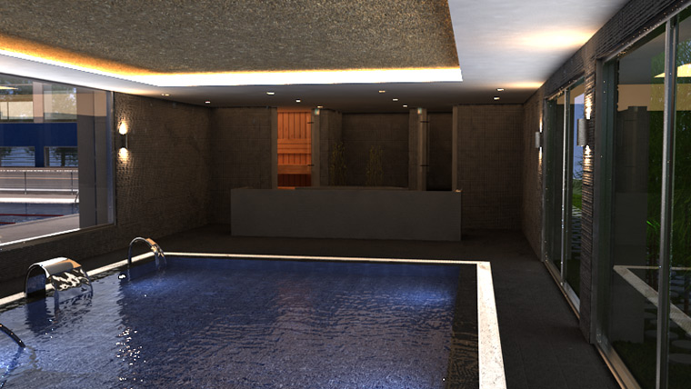 Spa. Polideportivo Moncada. Secopsa.