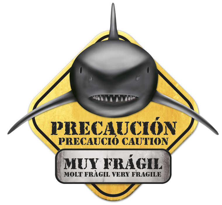 Protect the sharks. The exhibition. L'Oceanogràfic. Señal.